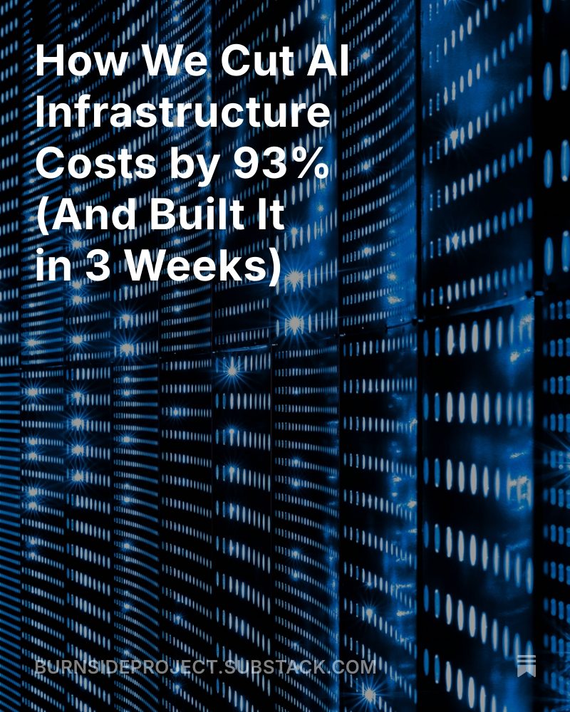 Cover image for "The Cloud Bill That Breaks Startups: A Survival Guide" by AI Engineering - Every AI startup faces the same brutal economics: You need to validate your mode...